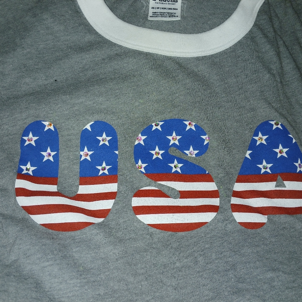 PINK VS USA 👕 short sleeve shirt